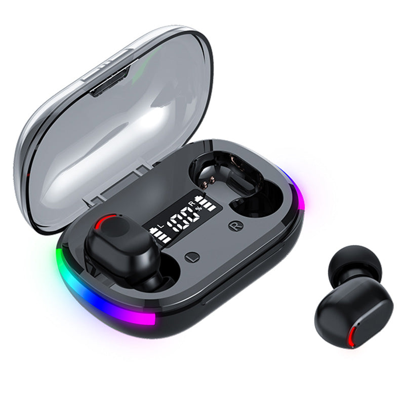 K10 Bluetooth Headset Dynamic RGB Light In-Ear TWS Earbuds Wireless BT5.3 Headphones with Digital Display K10 Bluetooth Headset Dynamic RGB Light In-Ear TWS Earbuds Wireless BT5.3 Headphones with Digital Display
